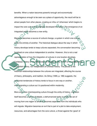 Issues on Global Cultural Migrations