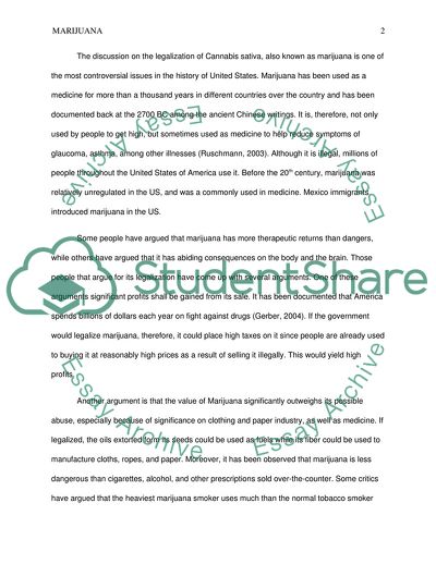 Pros and Cons of Legalizing Marijuana in the USA