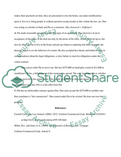 Legal Writing: Fundamentals Of Commercial Code