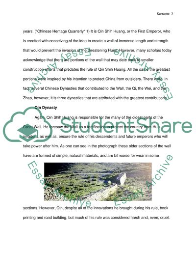 The Great Wall of China Research Paper Example | Topics and Well ...