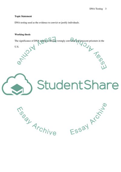 DNA Testing: Justifying the Wrongly Convicted