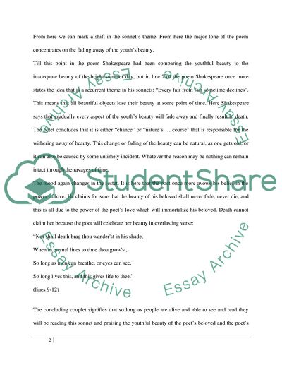 Depiction Of Love In Shakespeares Sonnets