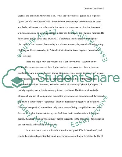 Aristotle, Nichomachean Ethics