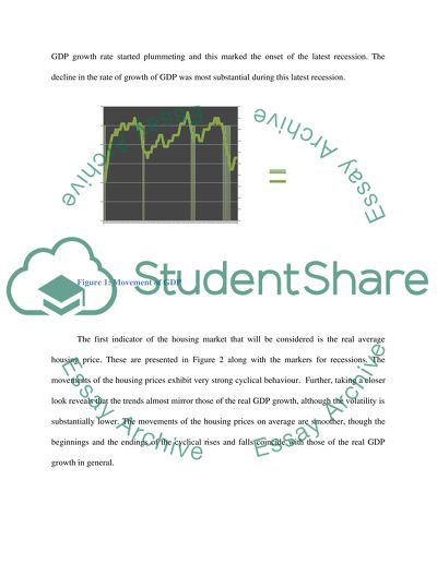 Housing Market Post and Pre Recession