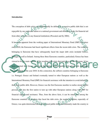 What Were The Main Causes of The Eurozone Debt Crisis of 2010/2011