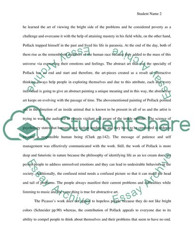 Pablo Picasso and Jackson Pollack