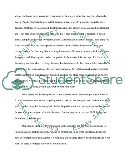 Business Policy - Samsung Electronics