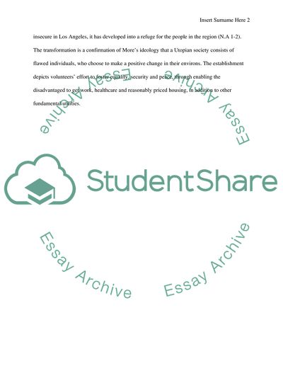 Pico Union as a Contemporary Utopia