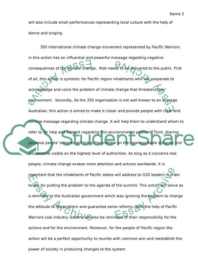 The Participants of the Pacific Climate Warriors