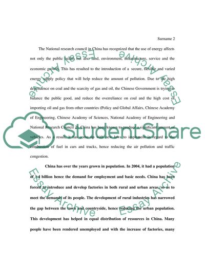 Does Pollution in China Causes Global Warning