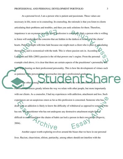 Relationship between Personal and Professional Development