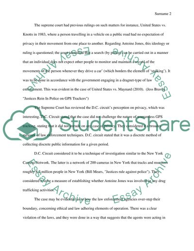 United States vs. Antoine Jones