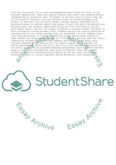 Business Opportunity Identification