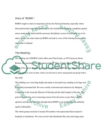 Nursing: Group Process Meetings