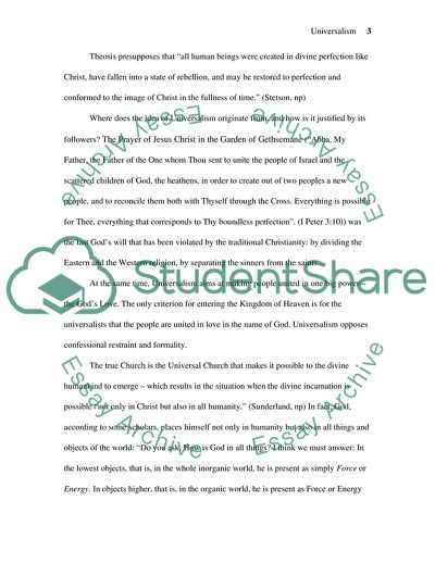 What Is Universalism