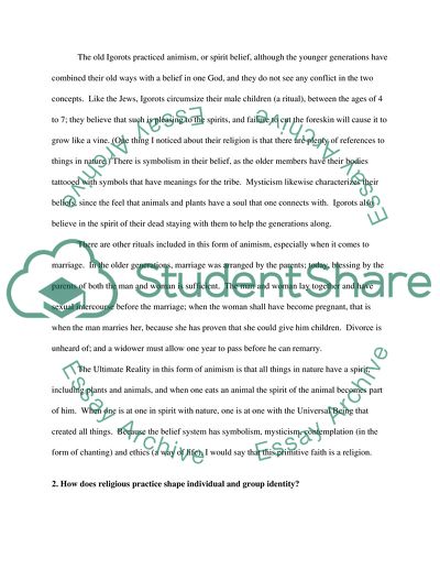 Religion, Culture, and Identity