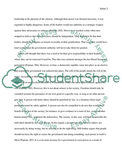 Political Philosophy Correction