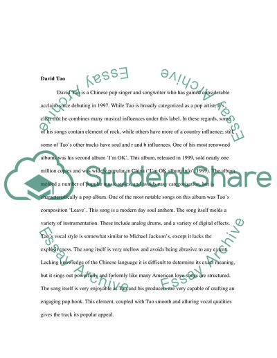 Chinese Pop: The Three Best