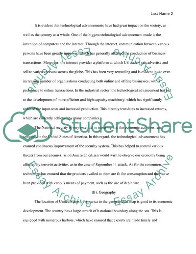 US Economic Research Paper