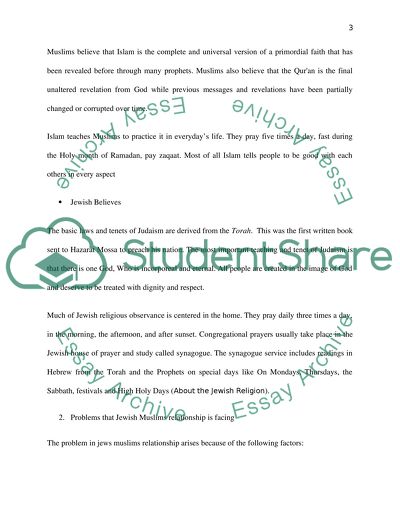 Jewish Muslim Relationship