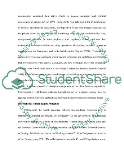 Money launderindg and terrorism financing