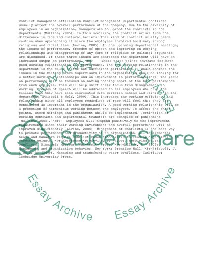 The Bad Working Relationship