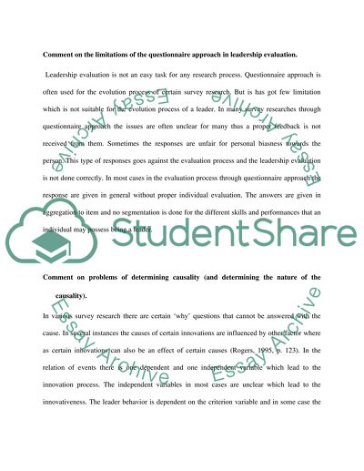 PERSPECTIVES ON EFFECTIVE LEADERSHIP BEHAVIOUR