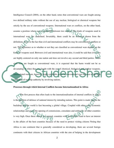 Conflict in the Democratic Republic of Congo - Africas First World War