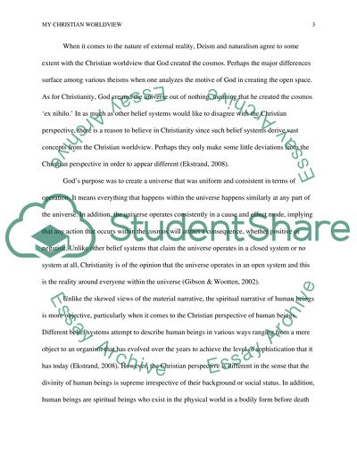 Christian Worldview of Life