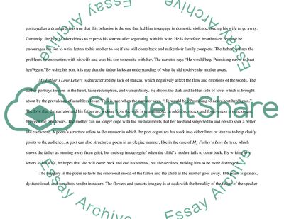 My Fathers Love letters by Yusef Komunyakaa