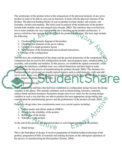 Applications of Supportive Technologies for Design and Product Development