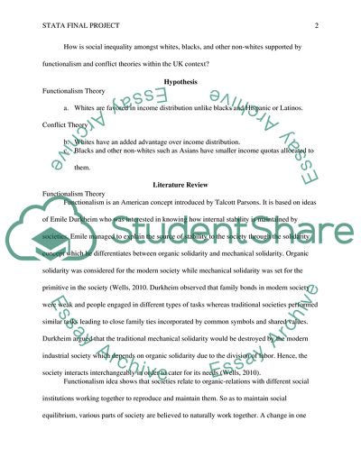 Social Inequality, Functionalism, and Conflict Theories