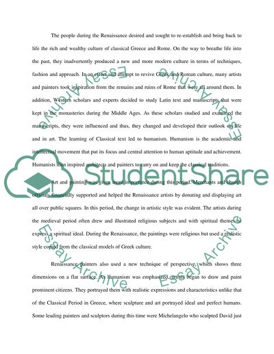 The Renaissance: Birth of Modernity