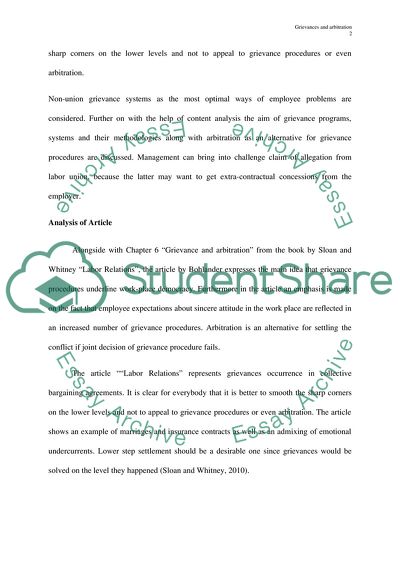 Independent Grievance Systems