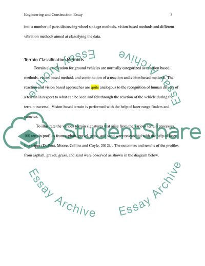 Classifying Terrain for Ground Vehicles