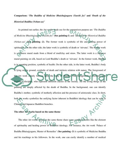 A Comparison of the Mural: Buddha of Medicine Bhaishajyaguru