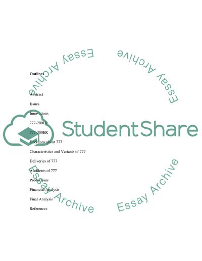 Boeing 777 Design and Development