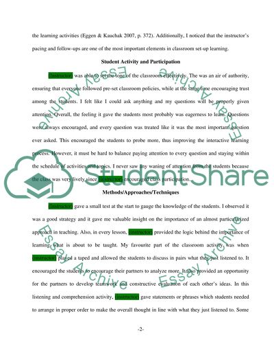 Reflective Critical Report