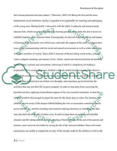 Punishment and Discipline in Psychology