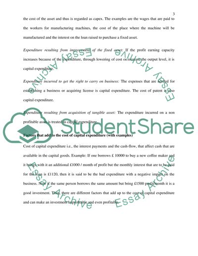 Types of capital expenditures picture