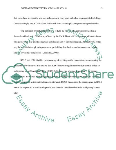 Compare ICD-9 to ICD-10