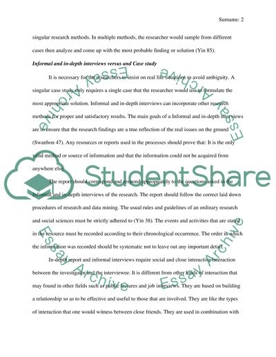 Case Study vs Other Research Methods
