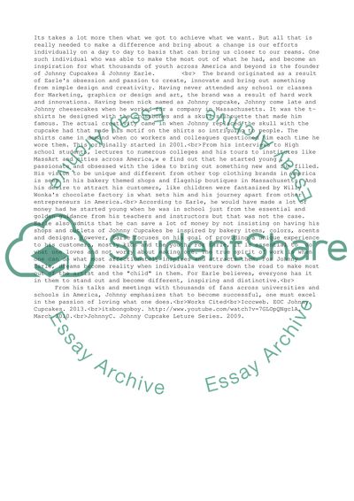 Johnny cupcakes entrepreneur