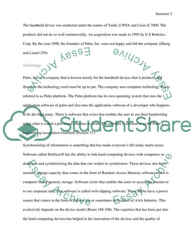 The Trends of Performance of Palm Inc