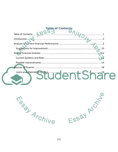 The Analysis of the Jools Furniture Industries Ltd