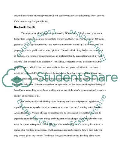 Handmaids Tale by Margaret Atwood