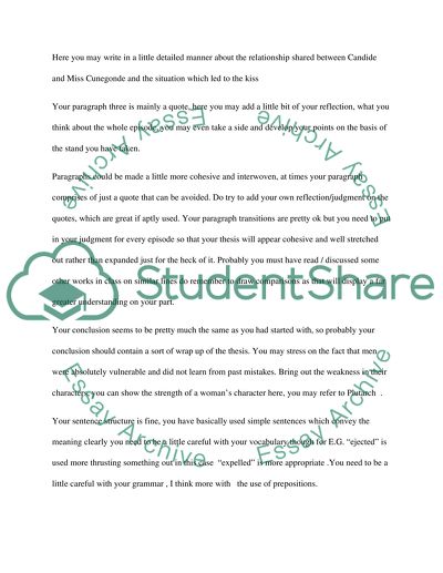 Structure and Transition of Paragraphs and Sentence Construction