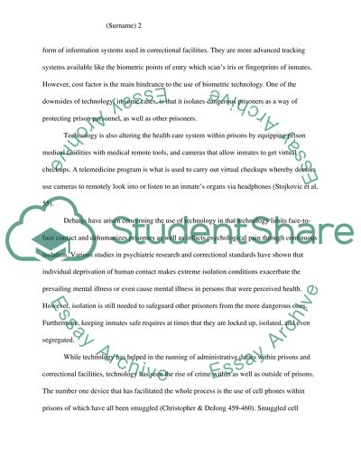 How Technologies Have Contributed to the Problem of Prisons