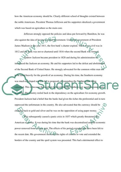 The Market Economy in Jacksonian America. Did it benefit or hurt america