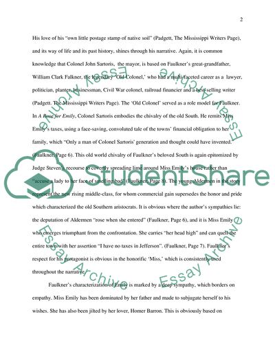 Biographical Analysis on a Short Story